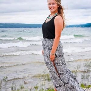 Maxi skirt. Blue Pepper